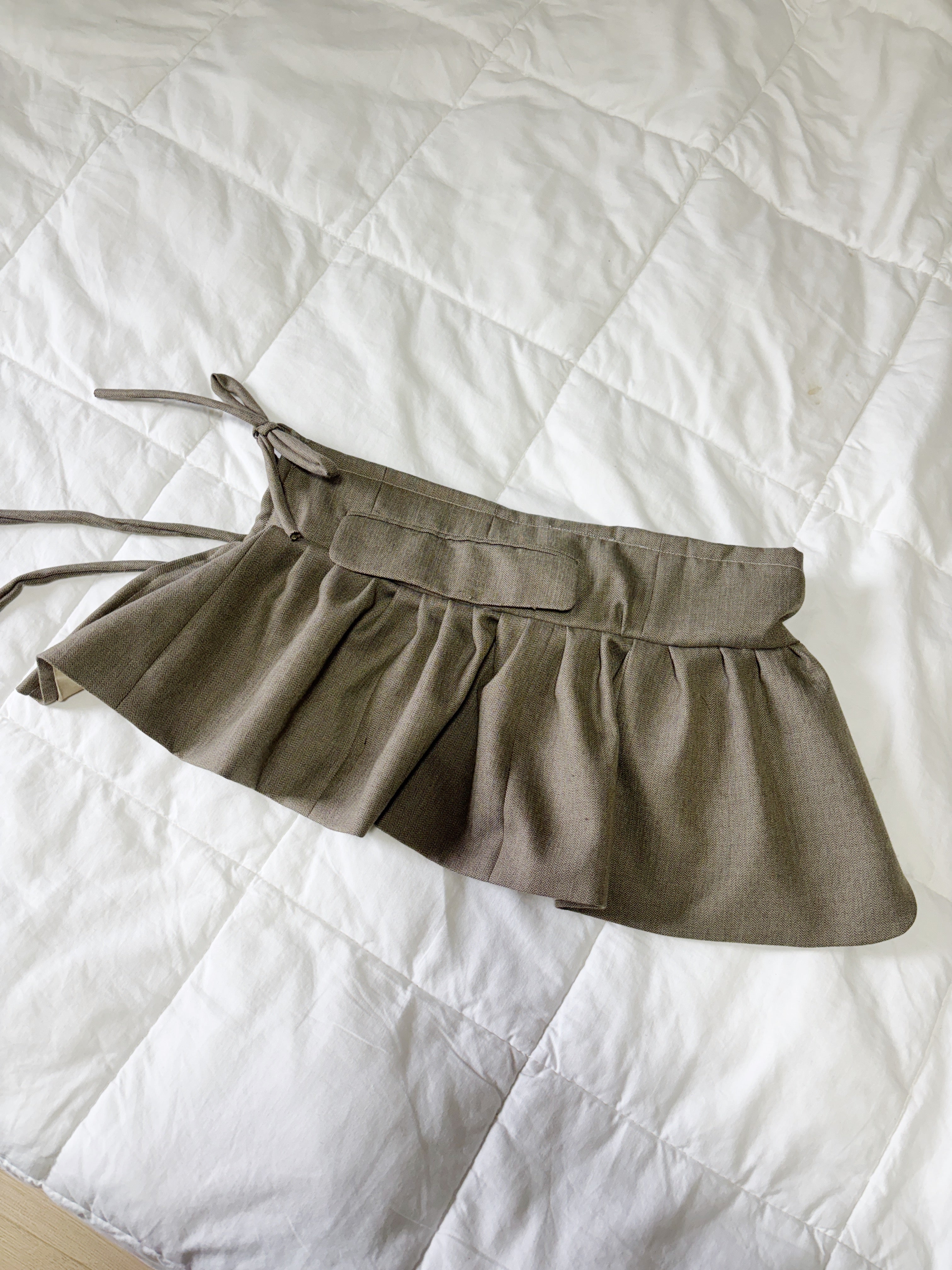 The Apron Skirt Blazer - Beige