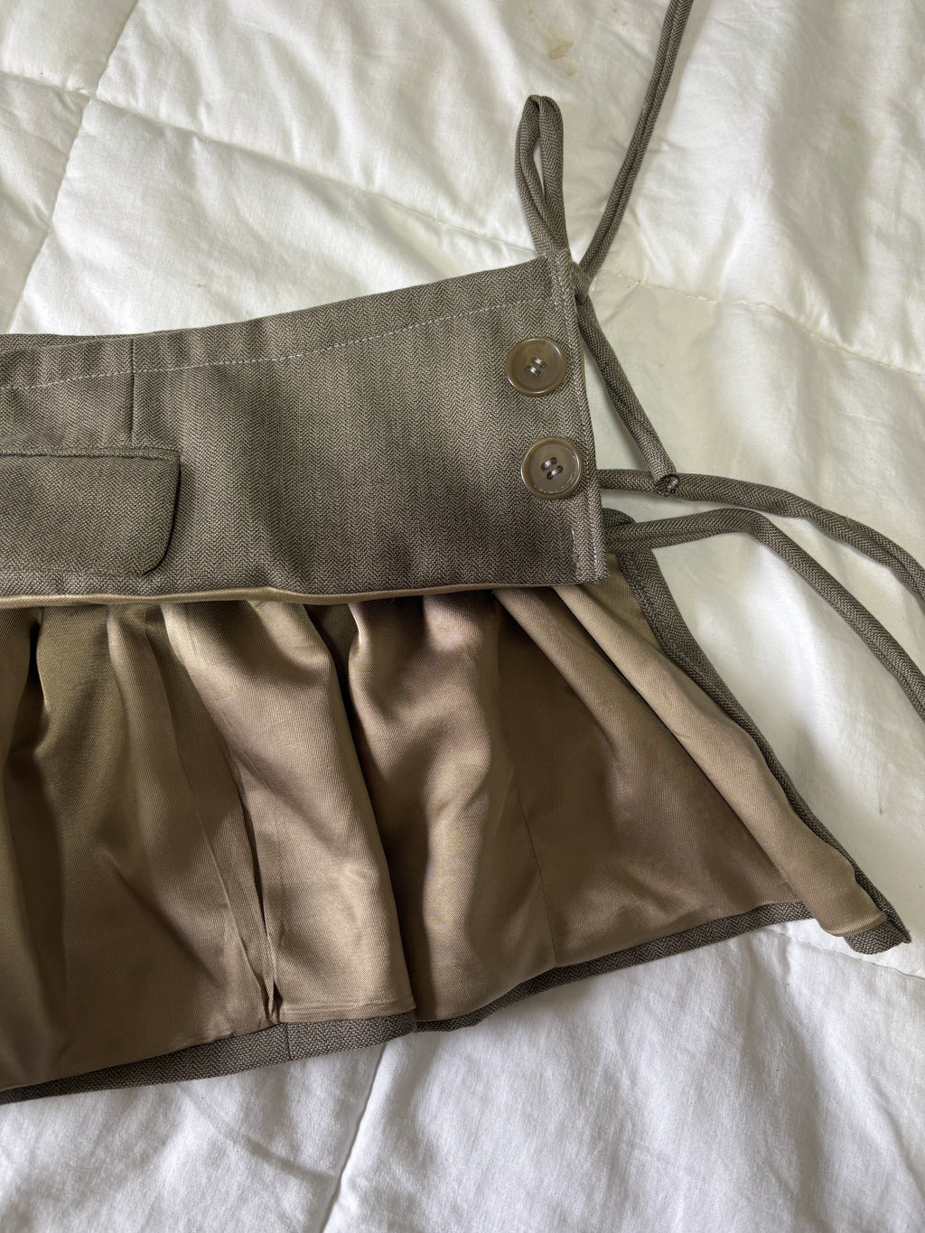 The Apron Skirt Blazer - Beige