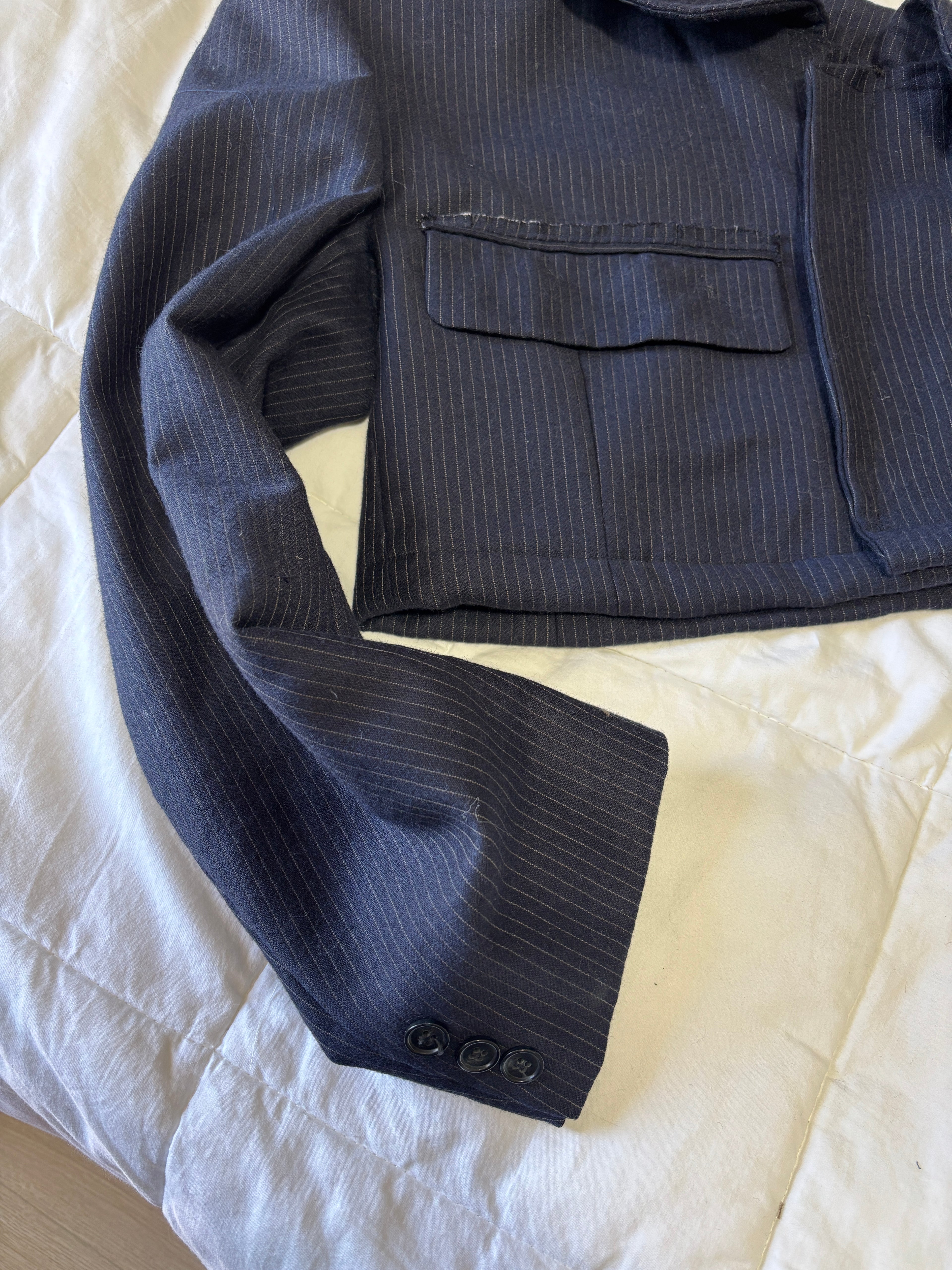 The Offset Blazer - Navy