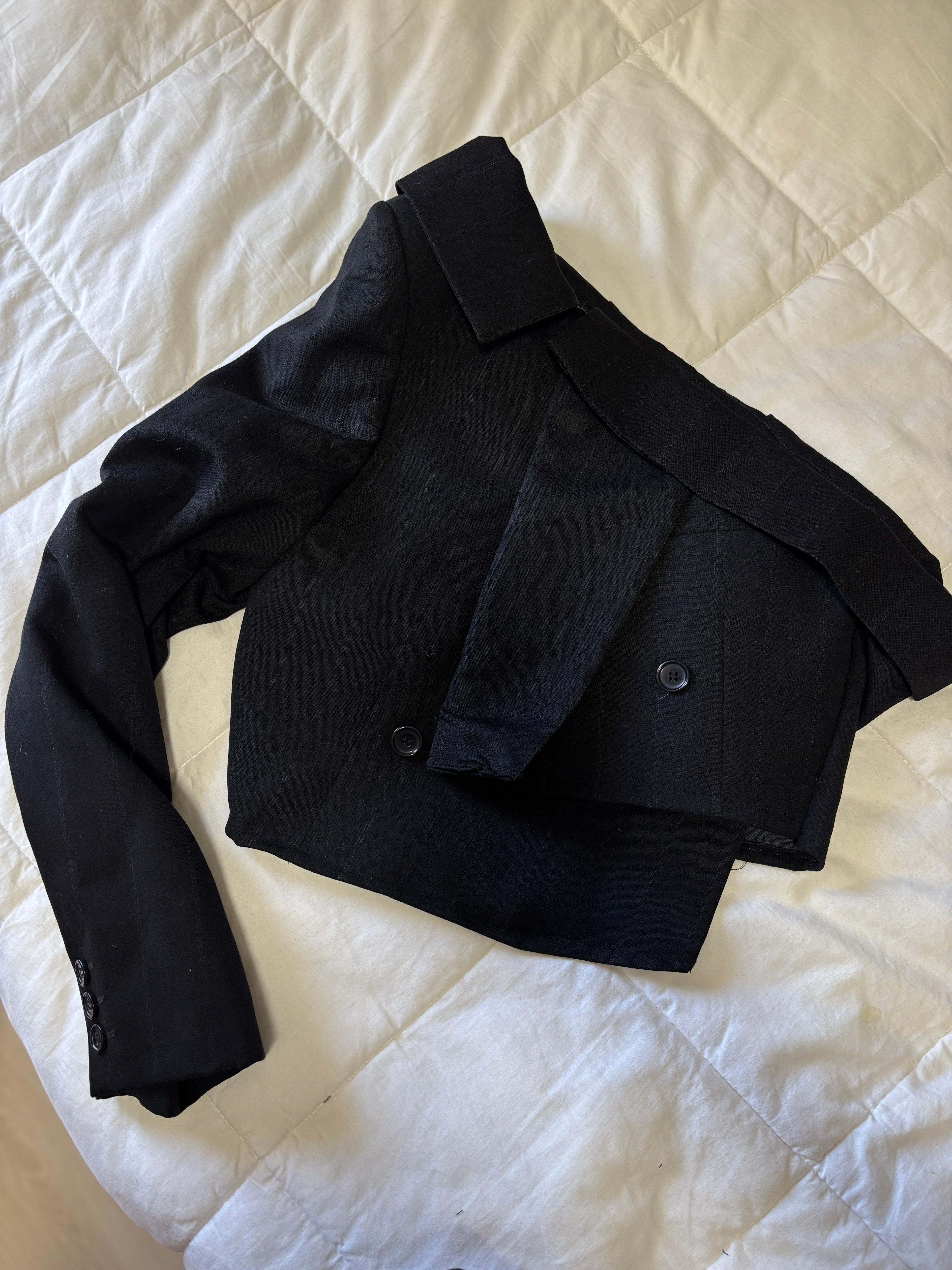 The Offset Blazer - Black