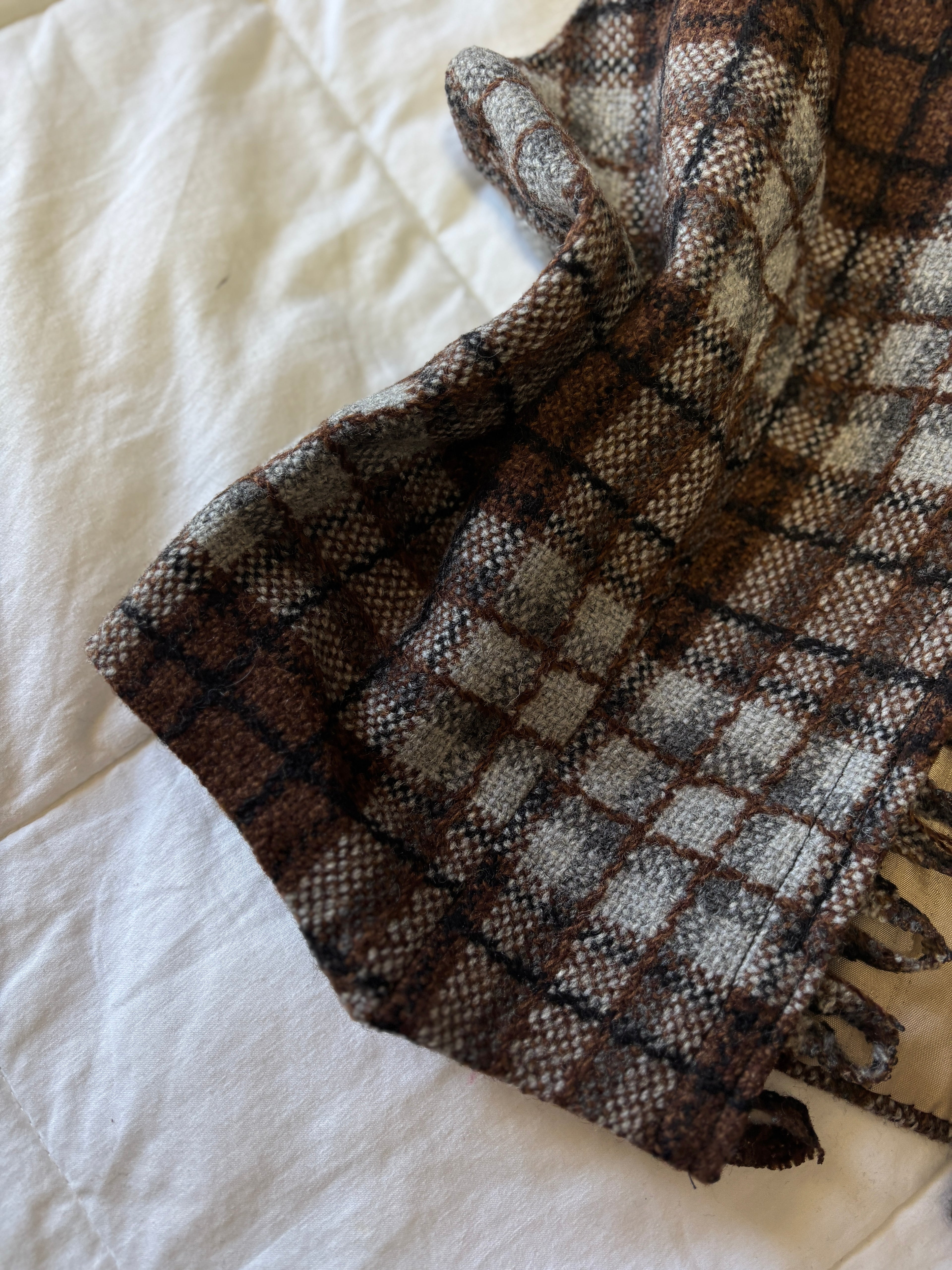 The Mismatch Blazer (Vest) - Brown Plaid