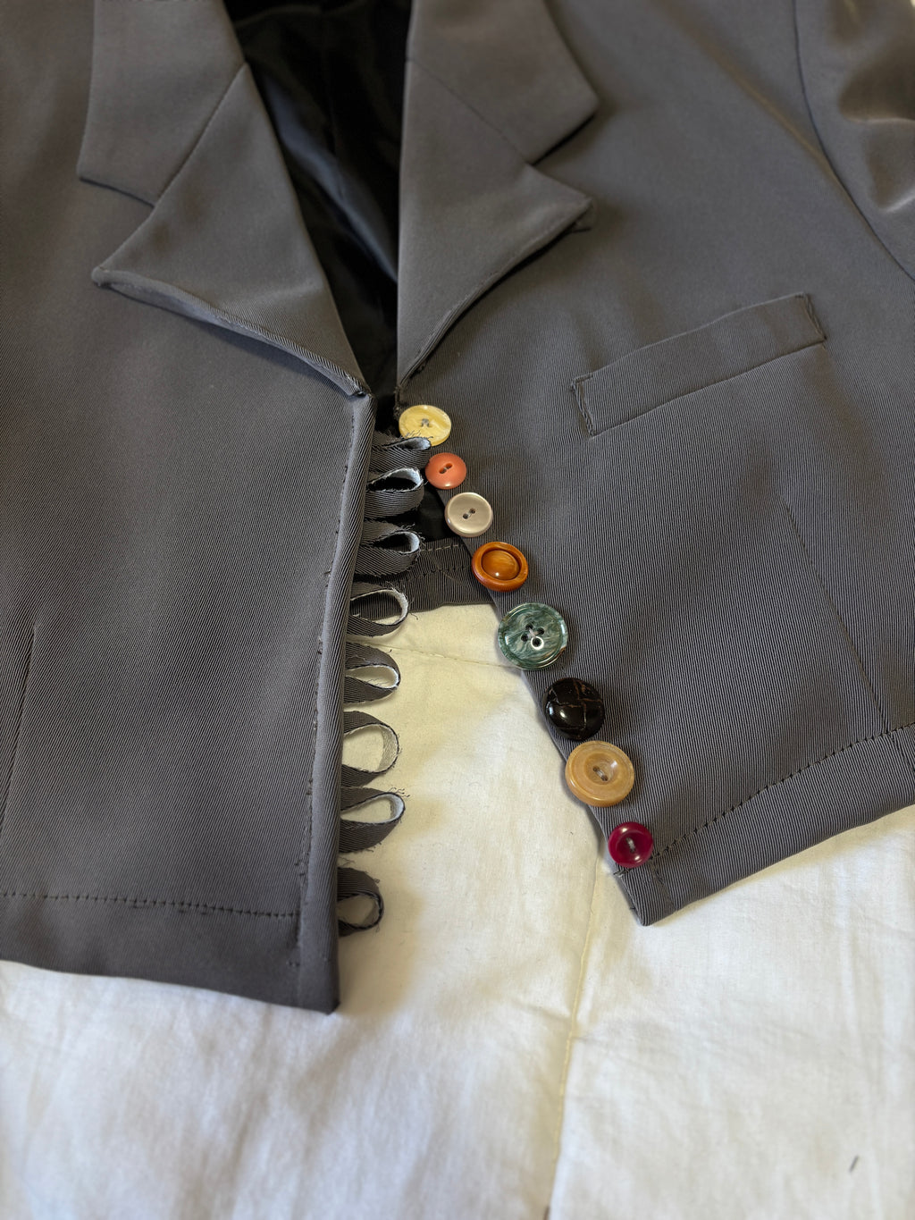 The Mismatch Blazer - Grey