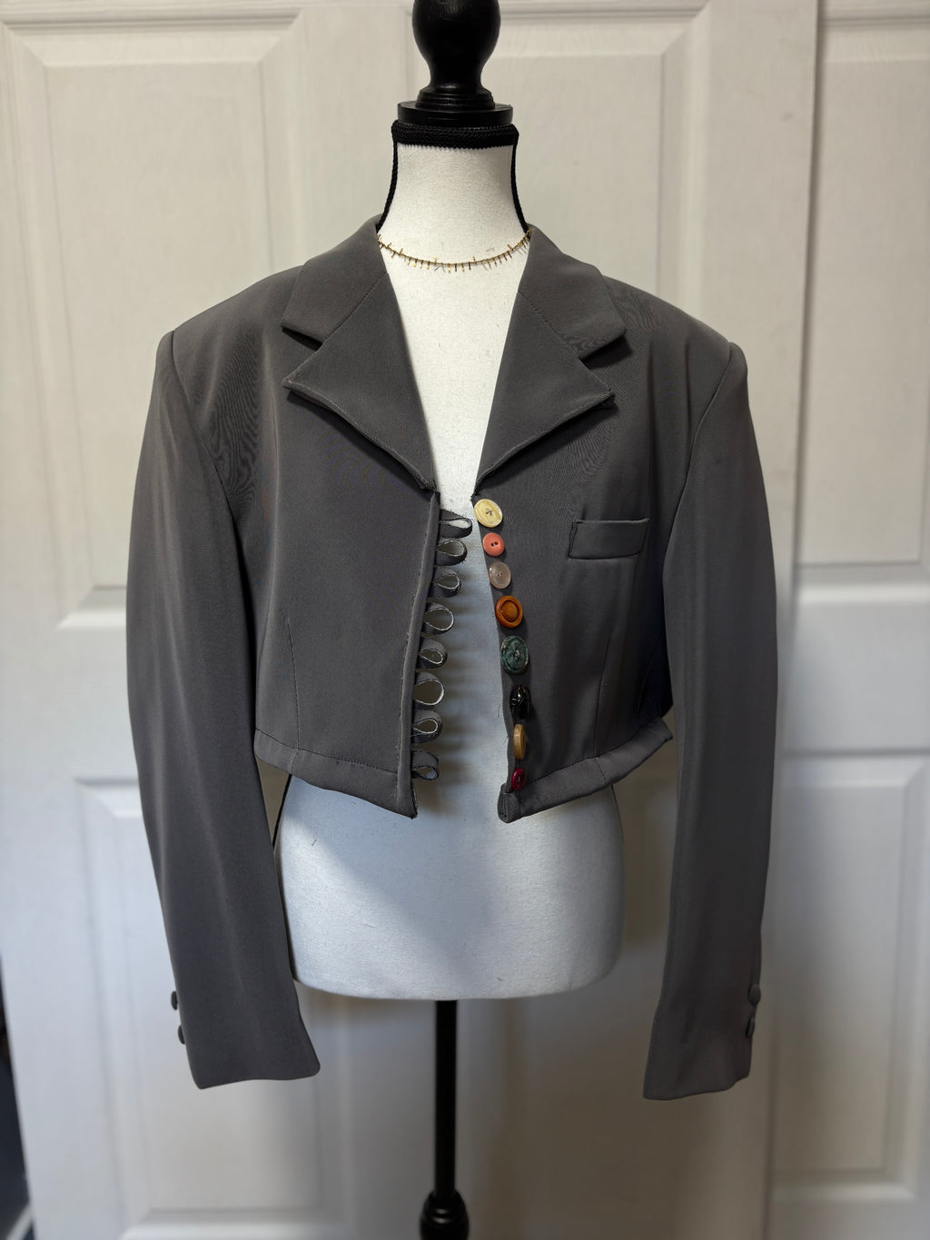 The Mismatch Blazer - Grey