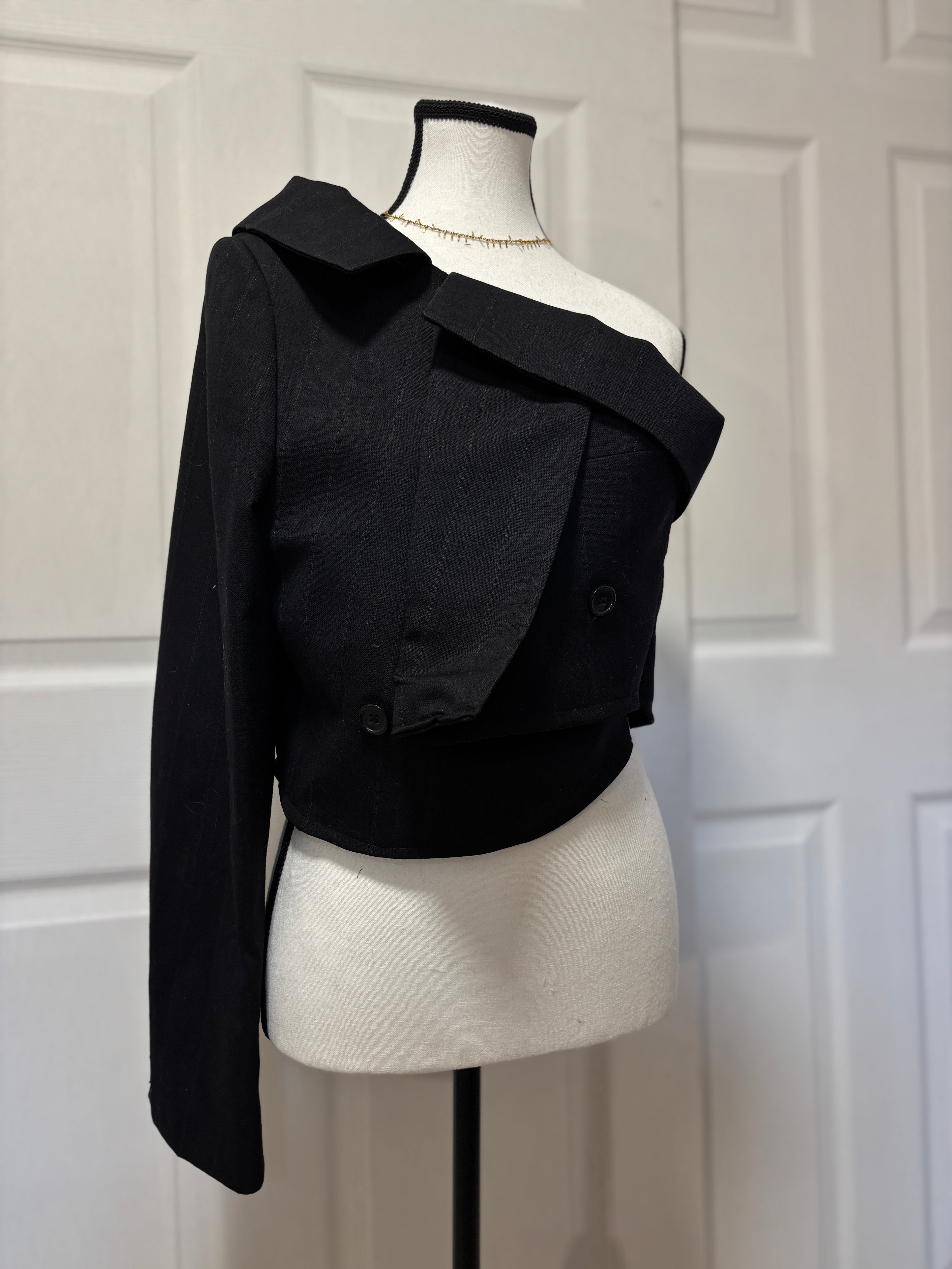 The Offset Blazer - Black